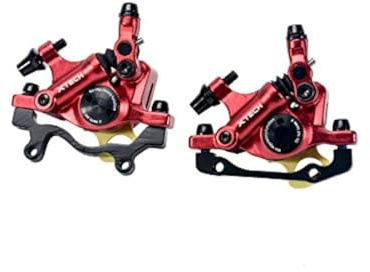 Am Zoom MTB Road Line Seilzug hydraulische Scheibenbremssattel Vorne & Hinten, rot
