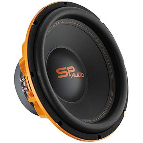 1 SP AUDIO SP-15C subwoofer 38,00 cm 380 mm 15 diametro doppia bobina dvc 2+2 ohm 500 watt rms 1000 watt max spl cofano bagagliaio auto car, 1 pezzo
