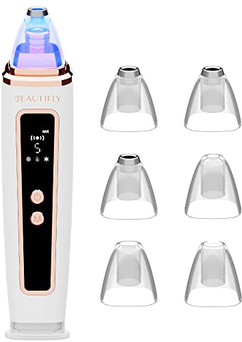 Beautifly B-Derma Ice Diamant Microdermabrasion Gerät, Vacuum Massage, Mitesserentferner, Gesichtsreinigung, Gesichtsreinigung, Blackhead Remover