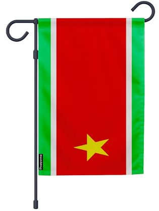 Drapeau Jardin Guadeloupe en Ployester 32 x 47.5cm