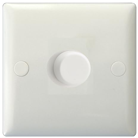 Varilight JOP401W V-Pro Dimmer, Value Polar White, 120w Max, 1-Gang, 2-Way