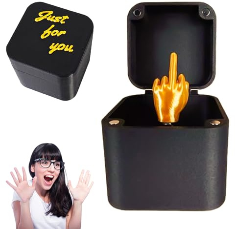 Funny Gifts for Men, Secret Santa Gifts for Women & Men, Joke Surprise Gift Box, Funny Gag Prank Gifts, Novelty Christmas Birthday Gifts for Men Women (Style 1)