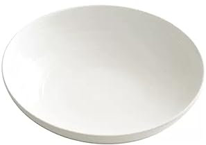 Cuencos para Cocina Plato de Cocina Plato de acompañamiento Plato Hondo Blanco para el hogar Ensaladera de Verduras Vajilla de cerámica para Hotel o