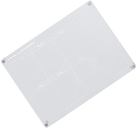 Calendario di Pianificazione del Frigorifero Grande Magnetico - Scheda Organizzatore di Frigorifero a Secco per Programma Familiare, Pianificazione dei Pasti e attività di Lavoro