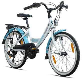 Rezzak 20 Zoll Mädchenfahrrad Kinderfahrrad 7 Gang Fahrrad City Bike NEU