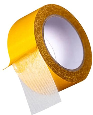 Ciieeo 1 Rouleau Ruban adhésif double face à base de tissu bande adhésive ruban adhésif pour moquette ruban adhésif double face industriel ruban pour tapis Ruban translucide en maille