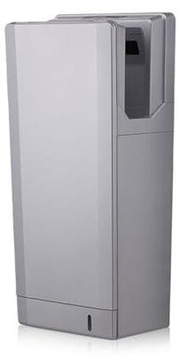 NGBFF Asciugamani Elettrico, Asciugamani Verticale Commerciale Premium con Filtro HEPA, asciuga Mani Automatico ad Alta velocità for Il Bagno a Toilette 'Hotel del Centro Commerciale(Silver)