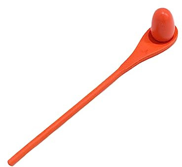 MUSISALY Egg and Spoon Relay Race Toy for Kids Sensory Integration Training Outdoor Playing Tool Children Balance Game Set Wooden Spoon and Ball Random Color