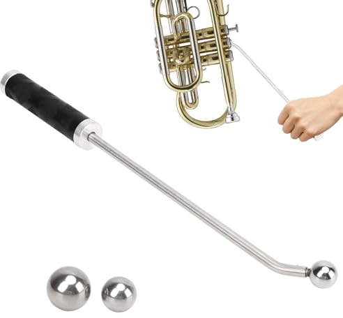 YRTUOP Mässingsinstrument reparation av bucklor – ergonomiskt trumpet reparationssats – fixeringssats med ergonomiskt handtag halkfri borttagning för instrumentunderhåll professionella spelare