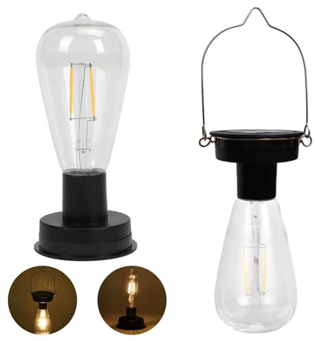 Replacement Solar Light Tops-Light Bulbs 2 Pack,One Thing, Three Uses, Multifunctional Size Conversion Or Personalized Hanging