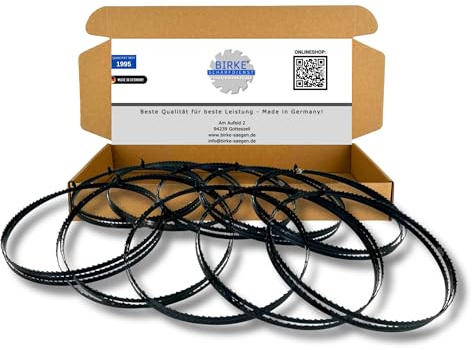 10x Bandsägeblätter Premium Flexback 1400mm x 6mm x 0,65mm 6ZpZ / Weich-Hartholz uvm.