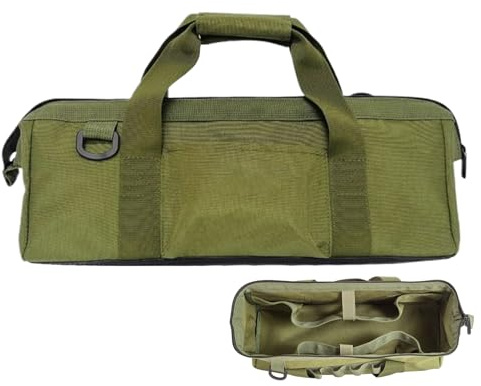 Zeltzubehör Tasche | Großes Organizer Mit Fächern | Zeltnagel-Aufbewahrung Mit Tragegriff - Für Outdoor Aktivitäten Wie Wandern, Camping, Klettern Und Reisen