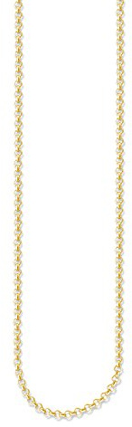 THOMAS SABO Erbskette 925er Sterlingsilber; 750er Gelbgold Vergoldung