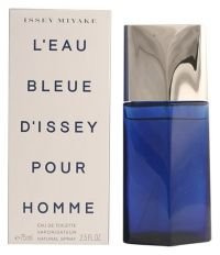 ISSEY MIYAKE L'Eau Bleue D'Issey Eau De Toilette Pour Homme 75 ml vaporisateur pour homme, parfum quotidien élégant, 75 ml, vaporisateur