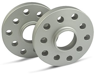 SCC Spurverbreiterung 12134E - silber eloxiert - LK: 108/4 NLB: 63,4 - 20mm - 2 Stück