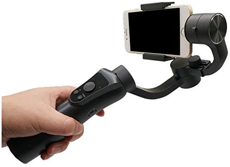 LJJ 3 Axis Estabilizador Smartphone Gimbal, onvierte tu móvil en una cámara Inteligente para Grabar en Movimiento para Tomar Video Conferencia en Vivo