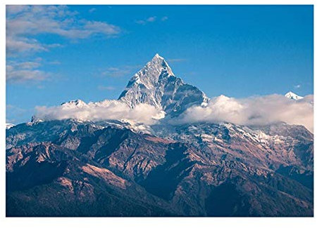 5000 Teile, Impossible Puzzle, Mount Everest Geschicklichkeitsspiel für die ganze Familie, farbenfrohes Legespiel, Erwachsenenpuzzle ab 14 Jahren, als Ostergeschenk-61.61x41.53 Zoll (156.5 x 105.5cm)