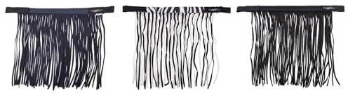 netproshop Fliegenfransen zur Befestigung am Halfter mit Klettverschluß Gr. Mini Shetty bis XLFull, Groesse:XL Full, Farbe:Zebra