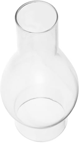 STOBOK Öllampenkamin Hurrikane Petroleumlampenschirm Glasersatz Klarglas Schornstein Mit Gecrimpter Oberseite Für Lampen Im Vintage- Antikstil Transparent