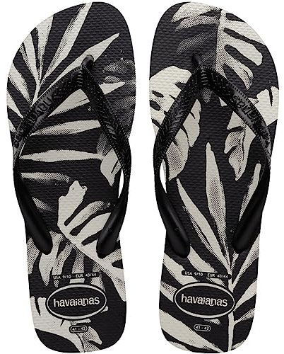 Havaianas Men's Aloha Flip-Flop, Black/Black/Black, 11/12 UK