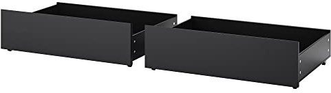 MALM Bettkasten für Hochbettrahmen 200 cm schwarz-braun