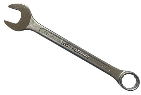 Kippen 1037ZX - Chiave Combinata a Forcella/Anello in Acciaio Chrom Vanadium. Misura: 30 mm