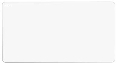 NZXT Zone – Tappetino per il mouse XL da gaming – Superficie in tessuto microfibra – Velocità e controllo bilanciati per tutti gli stili di gioco – Resistente alle gocce, base antiscivolo – Bianco