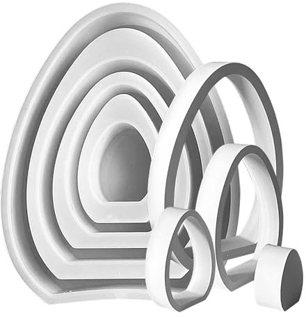 Molde de jabón de huevo de Pascua, molde de yeso, molde de silicona para jabón de huevo, decoración del hogar, molde de vela antiadherente, molde de huevo de Pascua para jabón, molde de vela de