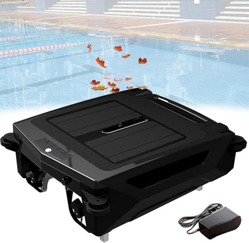Limpiador de piscinas robótico solar con modo de carga dual, limpiador de skimmer de piscina robótico automático con energía solar, función inteligente de prevención de obstáculos