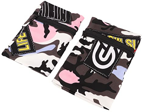 KIMISS 2st Running Phone Arm Band & Wrist Pack - Fitness Arm Sleeve Bag for Outdoor Sports - Bekvämt Sporttillbehör för Jogging, Promenader och Gym (#12)