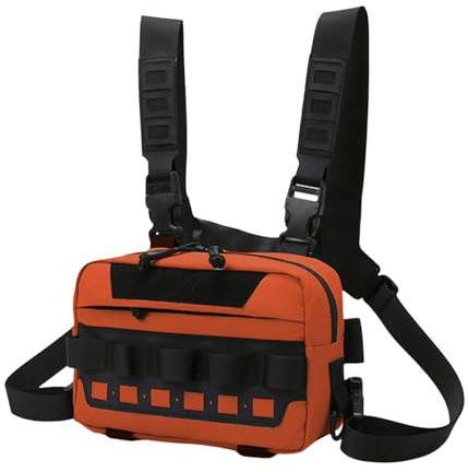 Comodo Gilet da Pesca Regolabile Pesca Petto Pack Affrontare Zaino Attrezzature Enduring Outdoor Vest Petto Pack Borse Con Scomparti Per Uomini E Donne