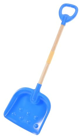 SUPVOX Pelle à Neige et Sable Plastique Petite pour Garçon Fille Légère et Portable avec Manche Bois de Jardin Polyvalent pour Jeux de Plage et Neige