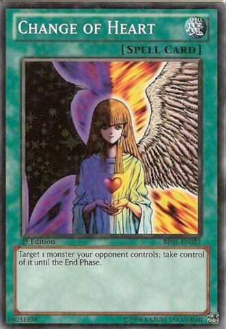 YU-GI-OH! - Change of Heart (BP01-EN037) - Battle Pack: Epic Dawn - Unlimited Edition - Starfoil Rare