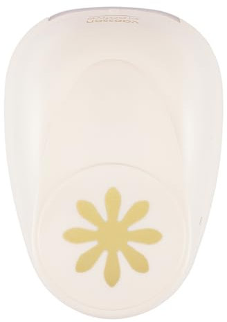 Vaessen Creative Perforadora de Papel, Margarita, Talla L, Para Proyectos DIY, Scrapbooking, Creación de Tarjetas y Más