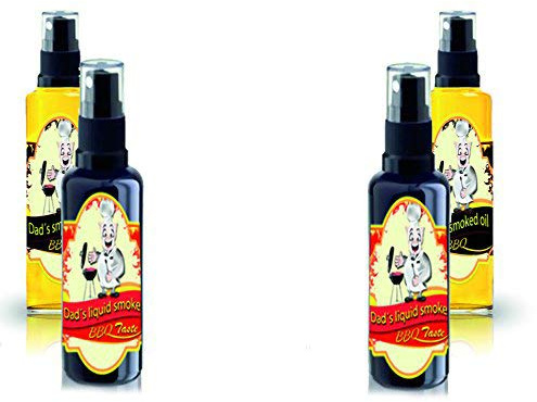 SET Dad´s liquid smoke Hickory & beech wood - Buche (ohne Farbstoff) - von more-taste