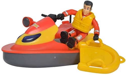 Simba - Sam Der Feuerwehrmann Wassermotorrad Juno mit Elvis-Figur, 3 Jahre, 109251048038