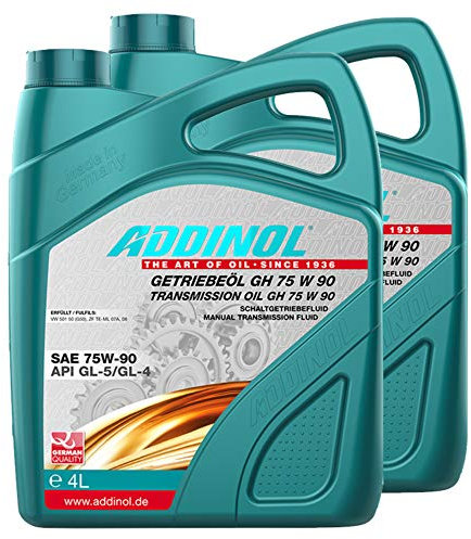 Addinol 2X Getriebeöl Gear Transmission Oil Fluid Lubricant 75W-90 Gh 75 W 90 4L 74300625