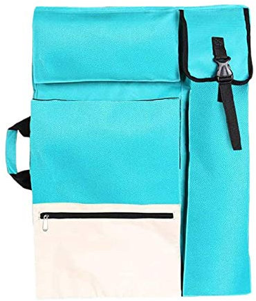 HOMDREAM Zeichentasche 4K Zeichentasche Sketch Drawing Board Bag Art Bag Multifunktionaler Kunsttest Spezielle Zeichenbrett Tasche wasserdichte Doppelschulter Malertasche,Green