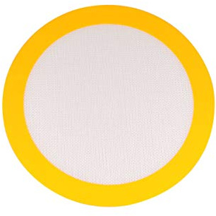 Tapis De Cuisson Silicone Rond Anti-adhésif Pour Pâtisserie Et Pizza Matériau Couleur Aléatoire Pour Cookies Et Biscuits