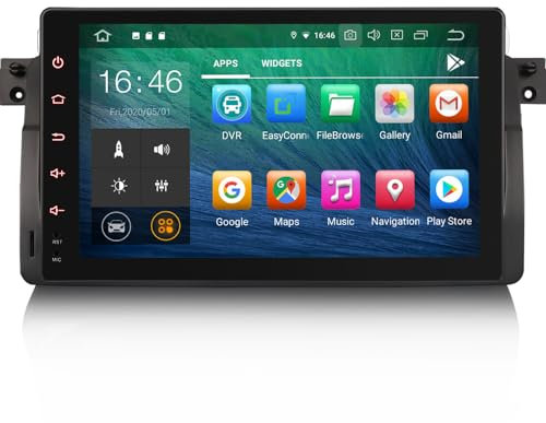 GONFEN 9 pulgada Android 11 Radio de Coche para BMW 3er E46 318/320/325 Rover 75 MG ZT [CarPlay&Android Auto] DAB+ Navegación GPS WiFi 4G OBD2 TPMS USB Bluetooth A2DP DSP [8-Núcleo 4GB RAM + 64GB ROM]