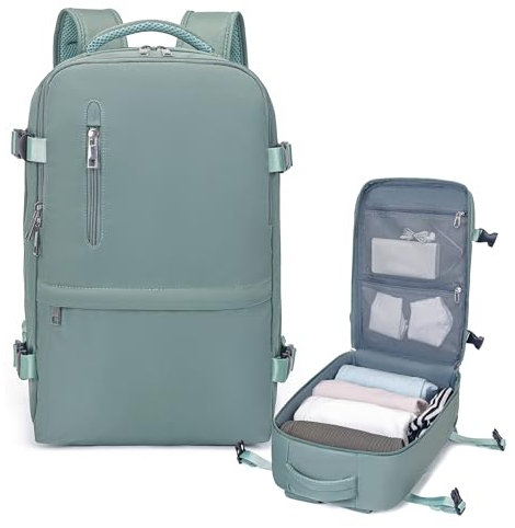 Xkdoai Handgepäck 40x20x25 für Ryanair, Flugzeug Reiserucksack Underseat Carry On Luggage Reisetasche Backpacker Rucksack Cabin Bag für Frauen Männer