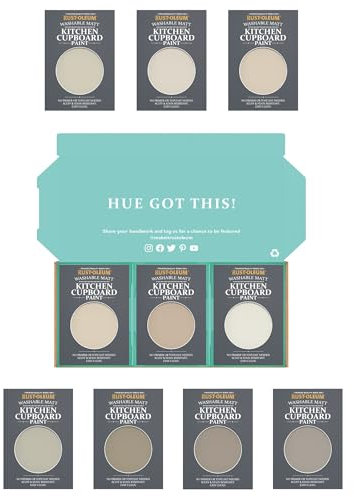 Rust-Oleum Kitchen Cupboard Paint in Matt Finish – Restful Neutrals Tester Box