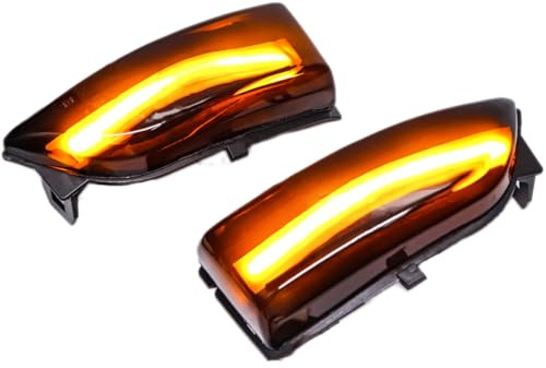 LED dynamisk blinkers sidospegel sekventiell blinker indikatorlampa Compatible For Ford Ranger T6 2012-2019 Raptor/Wildtrak Everest U375/UA 15-19 LED blinkers spegellampa Pack för 2