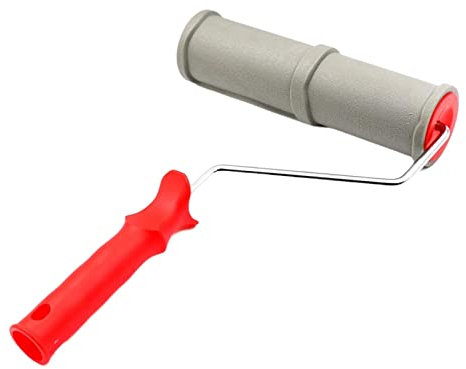 Duiaynke 25,4 cm Ziegelstruktur, dekorativ, geprägt, Malerwalze, DIY-Werkzeuge, einfache Installation, Wanddekoration mit Griff