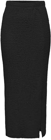 ONLY Falda Larga ONLKATIE para Mujer, Negro, S