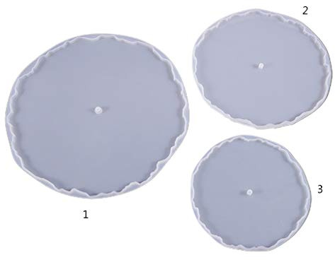 Harz-Formen, 3 Schichten, Obsttablett, DIY-Formen, Teetablett, Silikonformen, Untersetzer, Harzformen, Servierbrett, Teller, Kristall, Epoxidharz, Form
