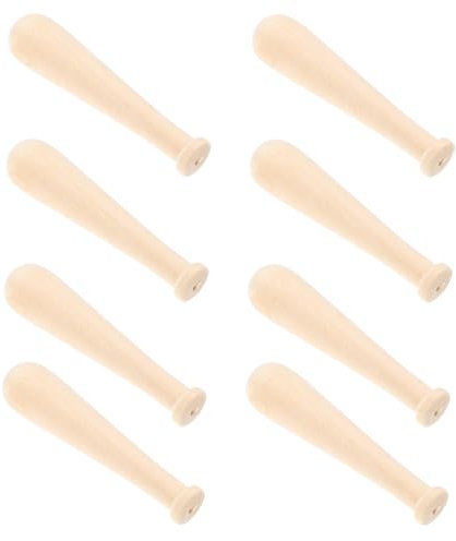 Yardwe 10stücke Holz Baseballschläger Für DIY Malerei Basteln Und Kreativität Unbemalt Für Individuelle Gestaltung Und Kleine Projekte
