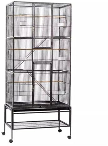 Vogelkäfig Papageienkäfig Robuster Vogelkäfig Groß Outdoor Voliere Papagei Ara Sittich Tierhaus Finken Sittiche Nymphensittiche Vogelkäfig Kanarienvögel Käfig