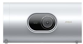 JMGO PicoPlay 1080P Proiettore Portatile Intelligente, GTV, Netflix, 400 ISO Lumen, 8W Dolby Digital, 3D Attivo, HDR10, Mini Proiettore con Wi-Fi e Bluetooth per Casa, Esterni, Include Liltro Ottico