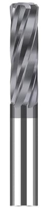 Chucking Reamer Set, 4 Flutes Chucking Coated Metal Reamer, Diameter 1.9-2.04mm Carbide Spiral Slot 1pc(1.94X20X50mm)